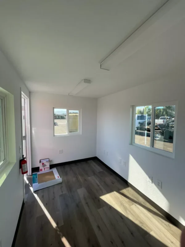 20 foot office in refurbished shipping container