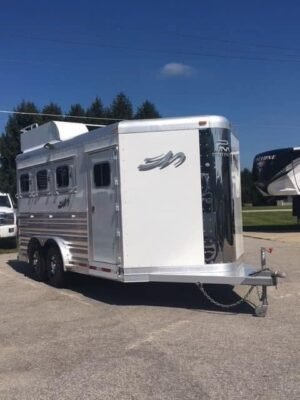2018 Platinum Coach 3 Horse Bumper Pull
