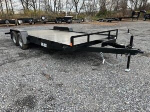 Car Mate 7 x 18 Open Car Trailer – Full Steel Deck