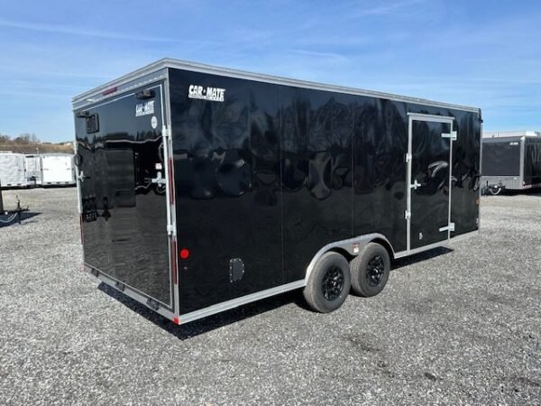 Car Mate 8.5 x 20 Enclosed Car Hauler – Escape Door
