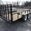 Premier 7 x 16 Landscape Utility Trailer – HD Ramp Gate
