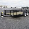 Premier 7 x 16 Landscape Utility Trailer – HD Ramp Gate
