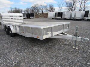 Sport Haven 7×18 Aluminum Landscape Trailer: Heavy Duty Ramp